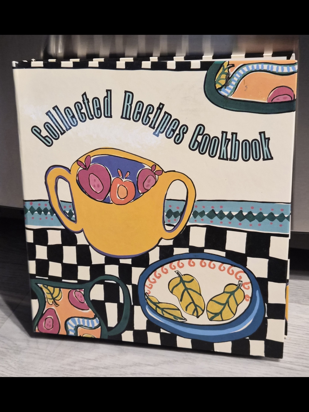 Collected Recipes Cookbook — Yellow Illustrated Cover